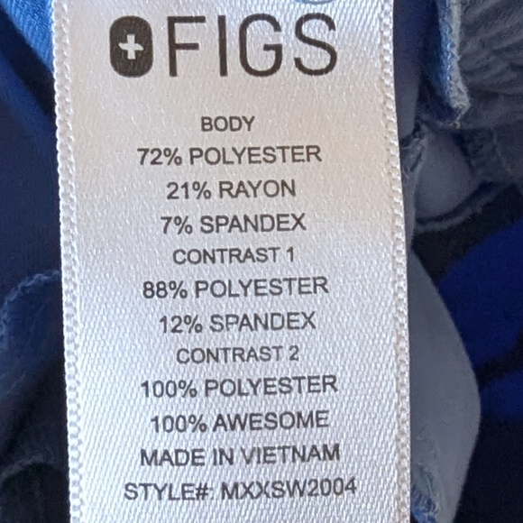 FIGS Men's Tansen Jogger Scrub Pants Size Medium Ceil Blue - Picture 9 of 10